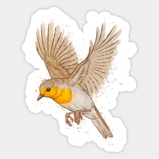 Flying Robin Sticker